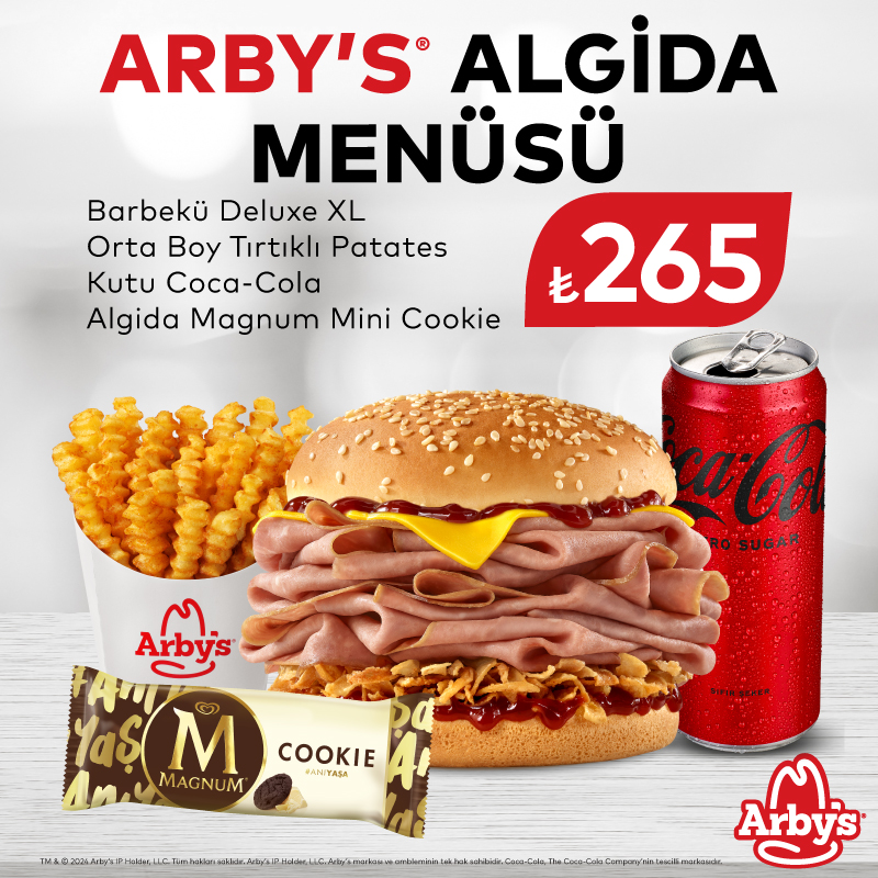 Arby’s® Algida Menüsü