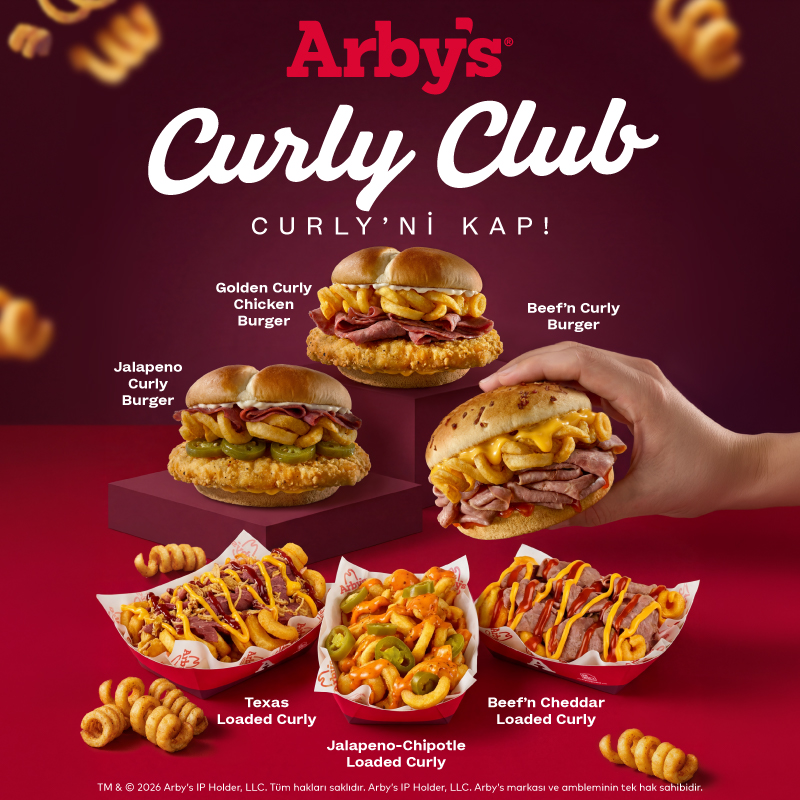 Arby’s Curly Club’dan Curly’ni Kap!