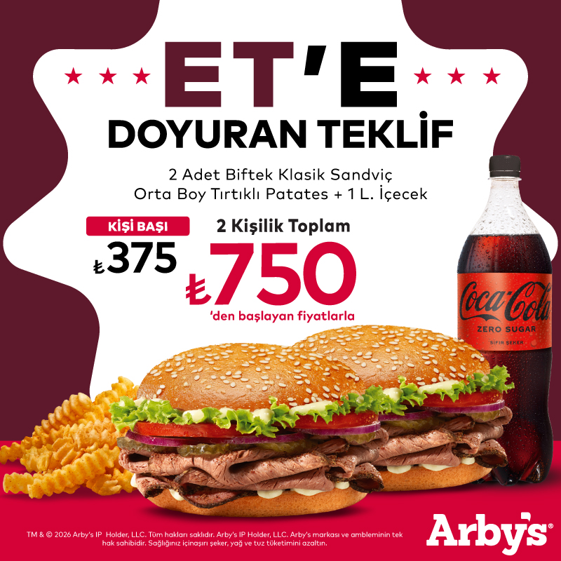 Arby’s®’den Et’e Doyuran Teklif