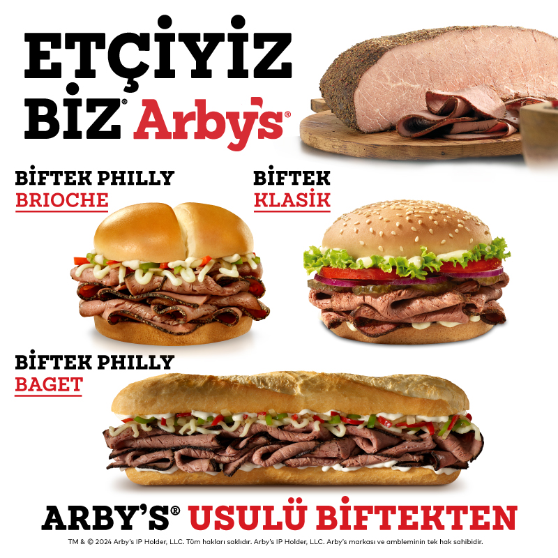 Arby’s® Usulü Biftekten