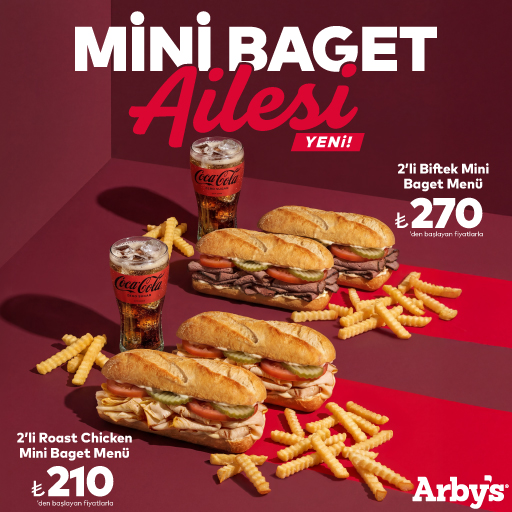 Arby's - Mini Baget Menüler