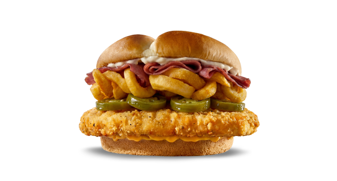 Jalapeno Curly Burger Sandviç